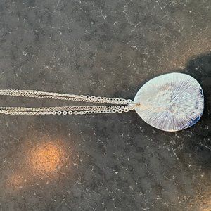 SIlver pendant necklace